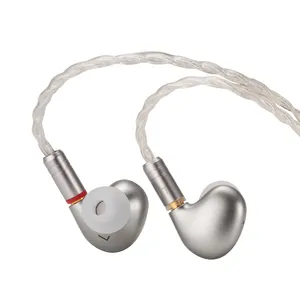 TIN HI FI T2 Plus 3.5mm Logam CNC Di Telinga Earbud 10mm Driver Dinamis DJ Bass Earphone MMCX Dilepas headset