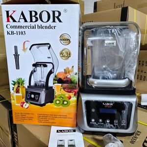 Licuadora Comercial KABOR de 2L, 3000-5000W, Plateada, para Jugos y Hielo - Product Image 4
