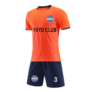 Popolare maglia calcio personalizzato calcio Jersey Set giallo calcio formazione uniformi con l'alta qualità e prezzo a buon mercato - Product Image 2