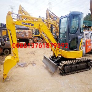 Mini pelle sur chenilles Komatsu PC35 de 3.5 tonnes d'occasion avec pompe moteur Garantie Engins de terrassement japonais Composants principaux - Product Image 3