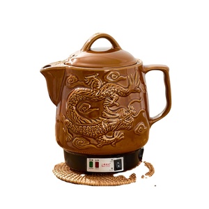Usine en gros vente chaude <span class=keywords><strong>électrique</strong></span> automatique <span class=keywords><strong>d</strong></span>écoction chinois médecine traditionnelle à base de plantes en céramique santé Pot Cooker - Product Image 2