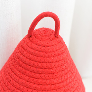 Factory Hot Sale Hand Woven Cotton Rope Baby Tote <b>Basket</b> Organizing Home Decoration <b>Storage</b> - Product Image 2