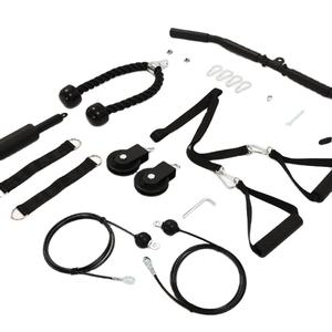 Kit de système de <span class=keywords><strong>poulie</strong></span> à câble-Attachement de traction et de triceps Lat DIY pour le gymnase à domicile, équipement de <span class=keywords><strong>musculation</strong></span> réglable - Product Image 1