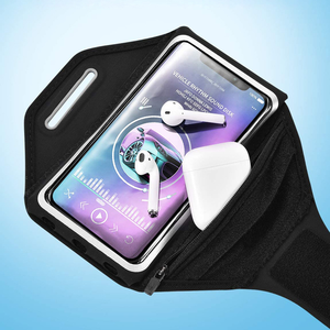 กระเป๋าคาดแขนกันน้ำสำหรับเล่นกีฬากลางแจ้ง วิ่งจ๊อกกิ้ง ปั่นจักรยาน ใส่หูฟังบลูทูธ พร้อมคุณสมบัติระบายเหงื่อ - Product Image 5