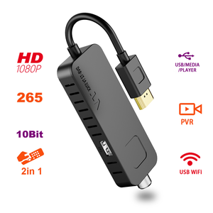 Bán buôn Full HD Bộ giải mã hiệu quả Wifi <span class=keywords><strong>Receiver</strong></span> miễn phí Logo tùy biến <span class=keywords><strong>FTA</strong></span> <span class=keywords><strong>Mini</strong></span> <span class=keywords><strong>DVB</strong></span> T2 H.265 TV Stick Set Top Box - Product Image 2