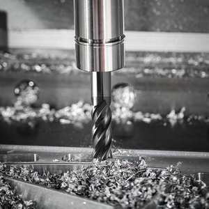 Hrc60 cacbua <span class=keywords><strong>CNC</strong></span> phẳng cuối nhà máy vonfram thép 4 sáo phay cắt đa chức năng phay công cụ cho thép - Product Image 3