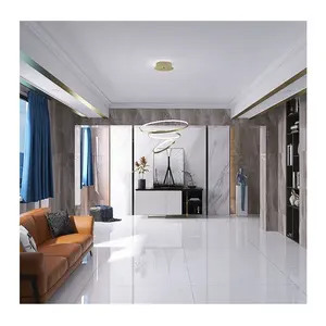 600x1200 high gloss polish wall big size hotel interior floor ceramic white marble porcelain tile