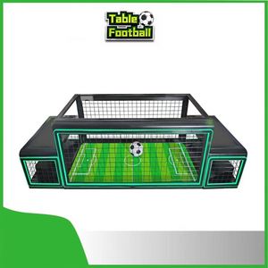 Máquina de Fútbol de Mesa para Dos Jugadores, Operada con Monedas, Metálica, para Interiores/Exteriores, con Efectos de Iluminación y Bola Incluida - Product Image 1