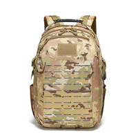 Sac à dos imperméable de style militaire avec grande capacité et logo personnalisé pour le camping, la randonnée et les aventures en plein air