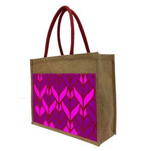 Bolsa de Mano de Yute Reutilizable Ecológica Grande Hecha a Medida, Fabricada en India, Bengala Occidental, Precio Económico, Producto de Alta Calidad - Product Image 3