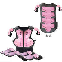 Protector de Cuerpo Transpirable para Motociclismo, Motocross, con Almohadillas Protectoras para Rodillas y Codos para Niños