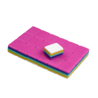 Cinq couches colorées de qualité acrylique Mahjongg carreaux américain acrylique Mahjong Set Mahjong Line