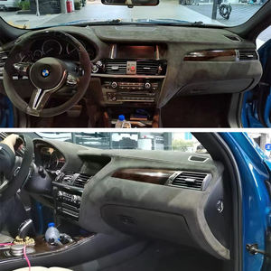 Couvre-tableau de bord en <span class=keywords><strong>Alcantara</strong></span> pour <span class=keywords><strong>BMW</strong></span> X3 X4 2011 - 2018 Pare-soleil Tableau de bord Accessoires de voiture Modification Kit d'intérieur Tapisserie - Product Image 2