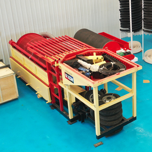 Máquina de Lavado de Oro Tromel de Baja Inversión, Fabricada en China, con Motor y Rodamientos, Capacidad de 5-150t/h, 380V/220V, Móvil - Product Image 3