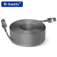 Cable Impermeable de Alta Velocidad de 10 Metros para Starlink Gen 3, Gris, 24AWG 26AWG, Adaptador Compatible con los Estándares STARGEAR, para Comunicación