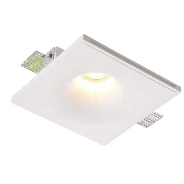 GDLED Framesless Gesso Luce di Soffitto, Gesso Trimless Bianco Da Incasso di Illuminazione Verso Il Basso