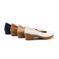 Chaussures de ville pour femmes en cuir véritable, version améliorée, tendance mode printemps-été-automne, confortables, légères, respirantes et souples