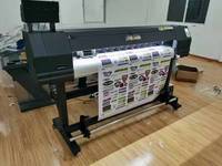 Prix usine 1.6m/1.8m Mimage Uv Imprimante 3d Gaufrage Rouleau à Rouleau Uv Machine d'impression pour Bannière Vinyle Autocollant avec 1/2 tête