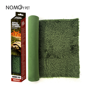Siete tamaños disponibles Alfombra de reptil suave verde Alfombra para jaulas de terrarios de reptiles - Product Image 6