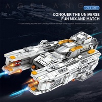 Reobrix 788 MOC Space Fighter Star Battleship Artillery Ship Model Briques DIY Assemblage Jouets Kits En Plastique Ensembles De Blocs De Construction