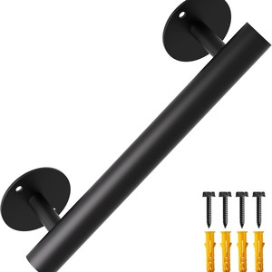Barandilla de Seguridad Wojia para Escaleras, de Hierro Negro, 12, 20 y 28 Pulgadas, para Baño, Sótano, Escalones, Dispositivo de Asistencia para Personas Mayores - Product Image 3