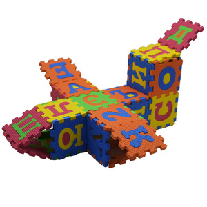 9cm russe arabe espagnol EVA Jigsaw Alphabet + chiffres Puzzle <span class=keywords><strong>mousse</strong></span> jeu ramper tapis tapis de sol - Product Image 3