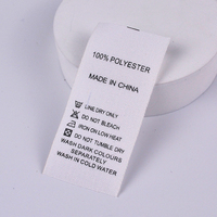 Étiquette de soin personnalisée pour vêtements – Conception sur mesure, étiquette de lavage imprimée pour vêtements de marque, t-shirts et robes