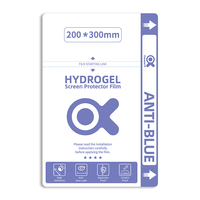 Protectores de pantalla de hidrogel azul anti para teléfonos inteligentes, protector para Android para Samsung Note 20 Ultra 5g Z, máquina de corte plegable