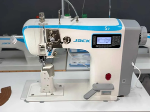 Nouvelle machine à point noué numérique <span class=keywords><strong>JACK</strong></span> S7 à alimentation par rouleaux Machines à coudre industrielles - Product Image 4