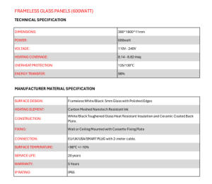 Calentador Eléctrico Portátil Inteligente de 600W con Termostato, Ahorro de Energía, Protección Contra Sobrecalentamiento, Energía Solar y Control por Aplicación - Product Image 6