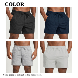 <span class=keywords><strong>Pantalones</strong></span> Deportivos de Punto de Dos Tonos para <span class=keywords><strong>Hombre</strong></span>, para Yoga, <span class=keywords><strong>Senderismo</strong></span>, Viajes Diarios, Transpirables, con Cordón y Bolsillo, Shorts Deportivos para Gimnasio - Product Image 3