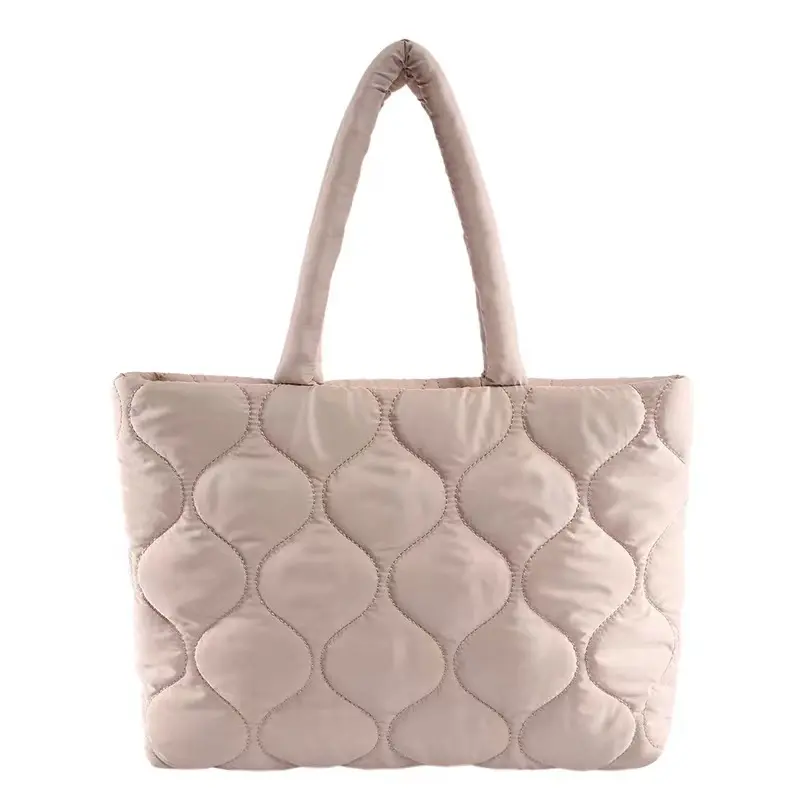 Bolsa de ombro feminina de algodão xadrez, bolsa de viagem com sopro, novo design de fábrica, para uso feminino, novo design, 2023