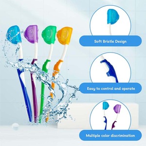 Brosse à <span class=keywords><strong>dents</strong></span> en nylon souple en forme de V directement fabriquée Kit de voyage orthodontique pour adultes à usage domestique <span class=keywords><strong>avec</strong></span> poils interdentaires - Product Image 5