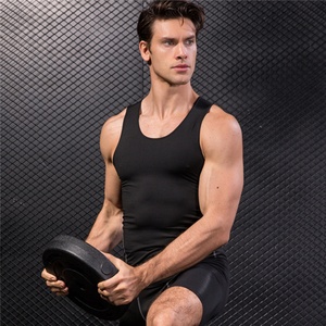 Customized Men's Sleeveless <b>Vest</b> Fitness Muscle Sports Competition Polyester/Cotton Woven Puff Printed 3D Embroidery Comfortable - Product Image 5
