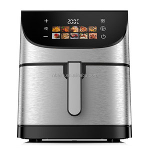 Friteuses à air chaud Aifa sans huile, noires, intelligentes, 8 <span class=keywords><strong>L</strong></span>, numériques, de qualité supérieure, électroménager de cuisine - Product Image 6