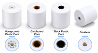 Rollo de Papel Térmico Unifon 80x80mm Blanco, Capa Simple, 50 Rollos por Caja, Papel para Caja Registradora 100% Pulpa de Madera, Larga Duración