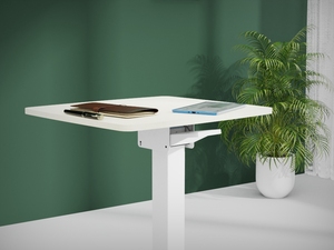 Escritorio de ordenador plegable ajustable en altura de alta calidad con marco de acero móvil para uso escolar y hotelero - Product Image 2