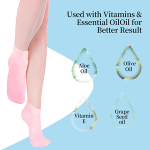 Skin-Friendly Silicone <b>Moisturizing</b> High Elasticity Hydrating <b>Gloves</b> Silicone Mitts for Hands - Product Image 4