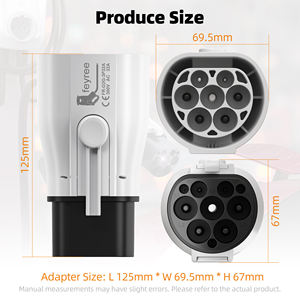Adaptateur Feyree Type 2 vers GBT, 3 phases, 32A 16A, taux de charge max. 22kW, pour convertisseur de prise de station de recharge AC Type 2 vers voitures GBT - Product Image 5