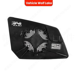 Lente de espejo retrovisor con calefacción Vehicle Wolf Lake para Chevrolet Traverse 2009-2016, pieza de repuesto izquierda negra de ABS - Product Image 4