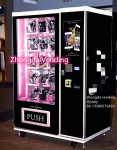 कस्टम कपड़ों की दुकान एटीएम तंग सूट टी शर्ट कपड़े वेंडिंग मशीन