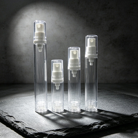 4 flacons pompe sans air 5ml/10ml/15ml, imprimés sérigraphiés, distributeurs de lotion sous vide, emballage cosmétique rechargeable pour le voyage