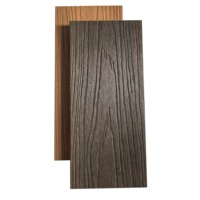 Dalles de terrasse en WPC imperméables et antidérapantes pour l'extérieur, revêtement de sol en bois-plastique co-extrudé, terrasse en WPC à grain de bois 3D, terrasse composite