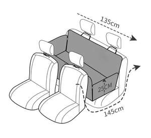 Tapis de <span class=keywords><strong>protection</strong></span> universel pour siège de <span class=keywords><strong>voiture</strong></span>, imperméable, Durable, tissu oxford, tapis de <span class=keywords><strong>voiture</strong></span> pour chiot, <span class=keywords><strong>housse</strong></span> de <span class=keywords><strong>coffre</strong></span> de siège arrière - Product Image 5