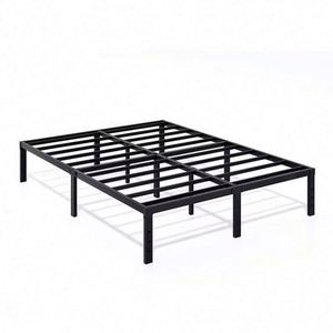 Warehouse Iron Durable Living Room Hotel Metal Platform Adjustable Customizable Modern Bedroom Furniture <b>Bed</b> Frame King Size - Product Image 1
