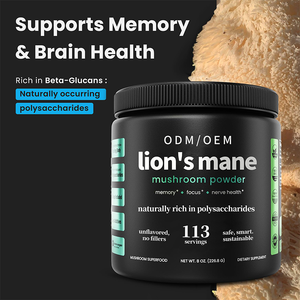 Sư tử của bờm bột bán buôn số lượng lớn nhãn hiệu riêng thảo dược tinh khiết Hữu Cơ sư tử bờm bột - Product Image 2