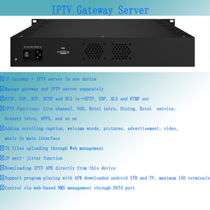 Phát sóng mạng HTTP UDP RTP RTSP và HLS Thiết bị chuyển đổi <span class=keywords><strong>IPTV</strong></span> hệ thống cổng máy chủ - Product Image 2