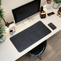 Tapis de bureau personnalisé de grande taille, coloré, en feutre doux, écologique, durable, antidérapant, imprimé par transfert thermique, protection du sol, maison