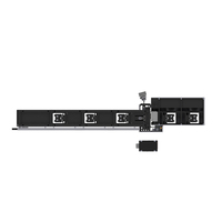Machine de découpe laser automatique CNC Raycus à 3 mandrins pour tubes circulaires et carrés