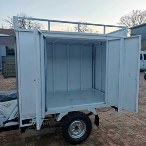 Triciclo Refrigerado a Gasolina, Vehículo <span class=keywords><strong>de</strong></span> 3 Ruedas con Almacenamiento en Frío Móvil para Transporte <span class=keywords><strong>de</strong></span> Alimentos Congelados, Carne, Frutas y Helados - Product Image 5